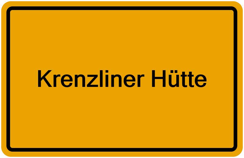 Handelsregisterauszug Krenzliner Hütte